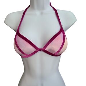 VICTORIA'S SECRET velvet tie-dye bikini top XS